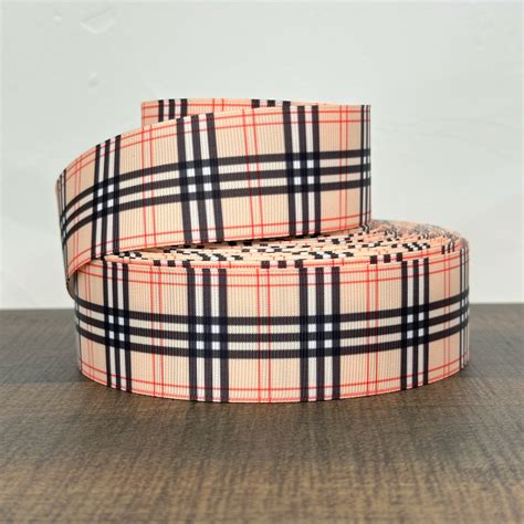 burberry inspired ribbon